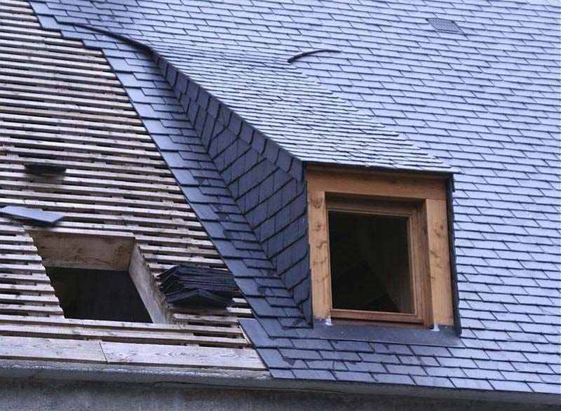 Travaux de couverture, Saint-Martin-en-Campagne